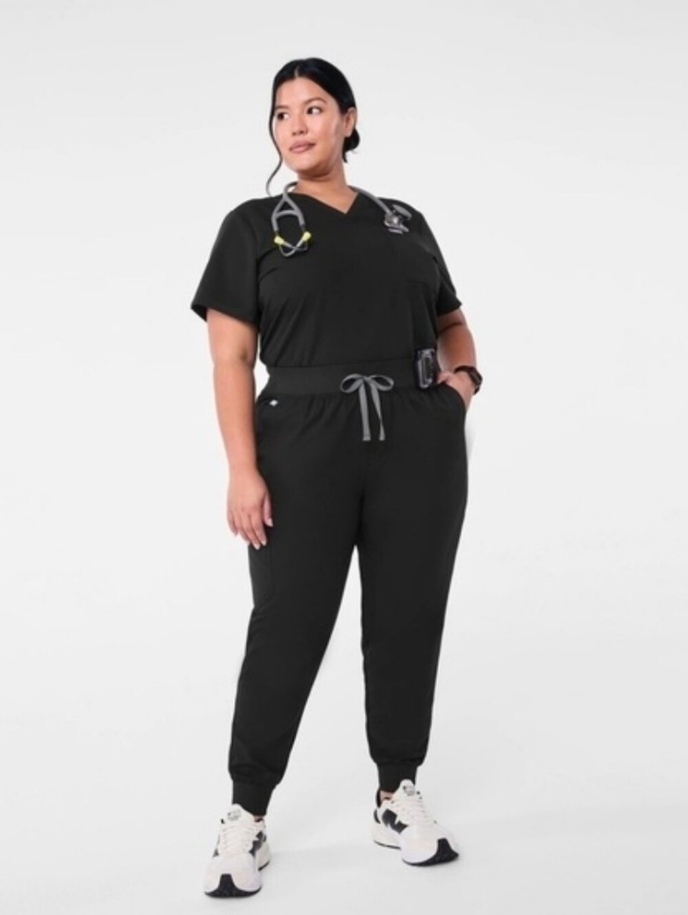 Figs Zamora Joggers Scrub Pants Black Sz XXL P